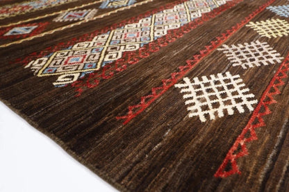 242 x 290 cm | Gabbeh Afghan Tribal Hand Knotted Carpet
