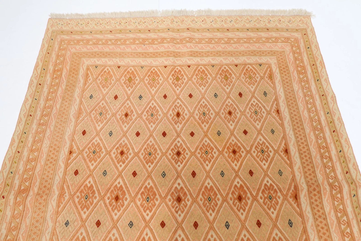 136 x 180 cm | Accent Afghan Tribal Hand Knotted Veg Dye Wool Carpet