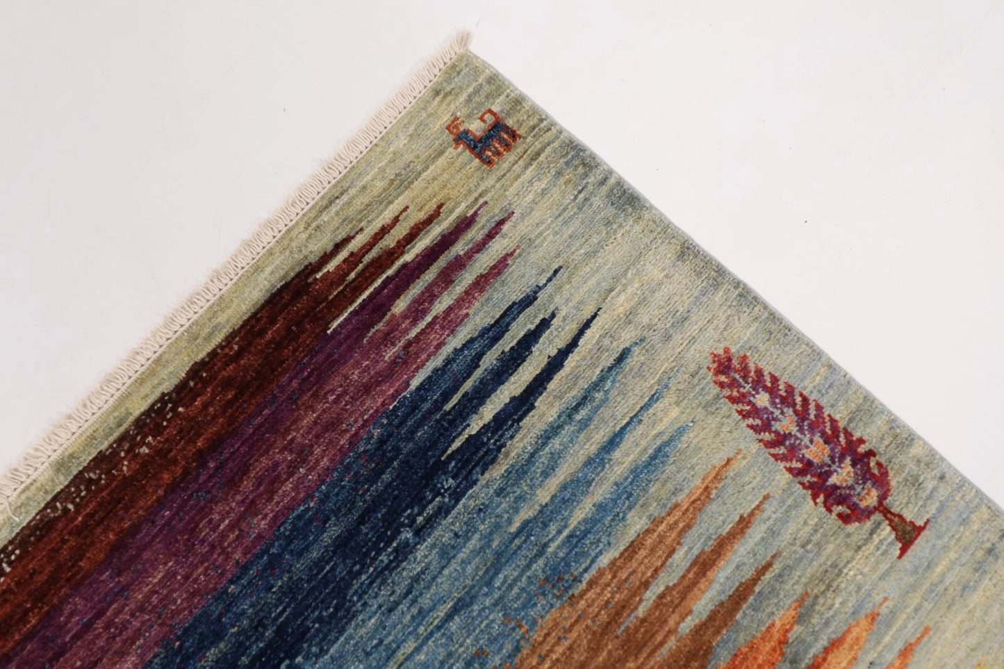 178 x 271 cm | Gabbeh Animal Afghan Tribal Hand Knotted Veg Dye Wool Carpet