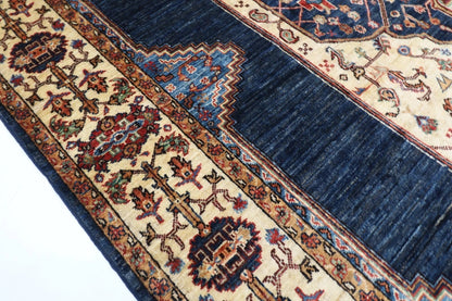 204 x 307 cm | Serapi Afghan Tribal Hand Knotted Carpet