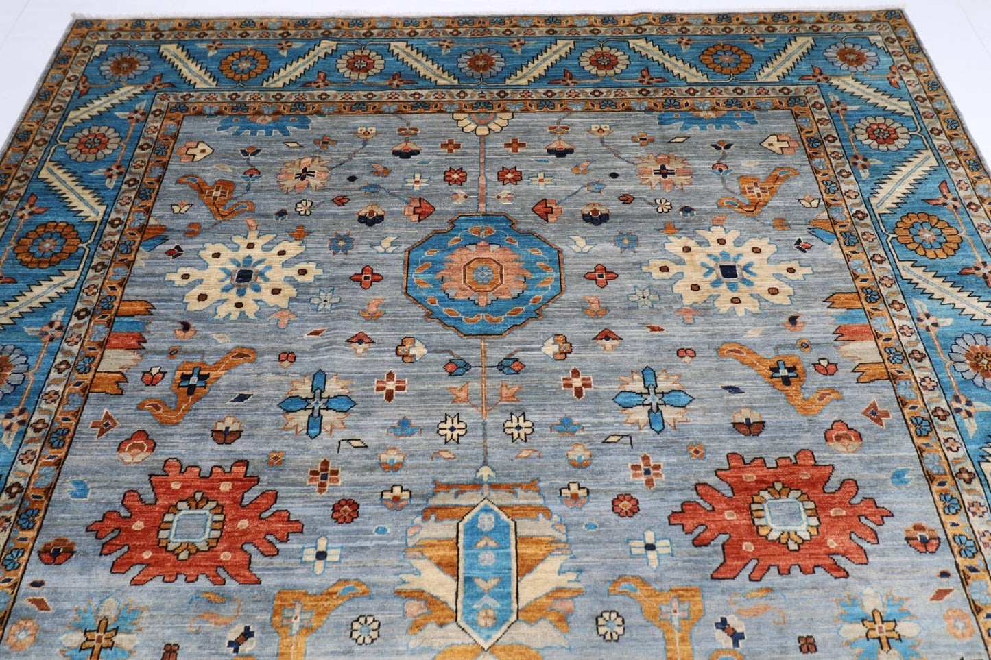 251 x 306 cm | Aryana Afghan Tribal Hand Knotted Carpet