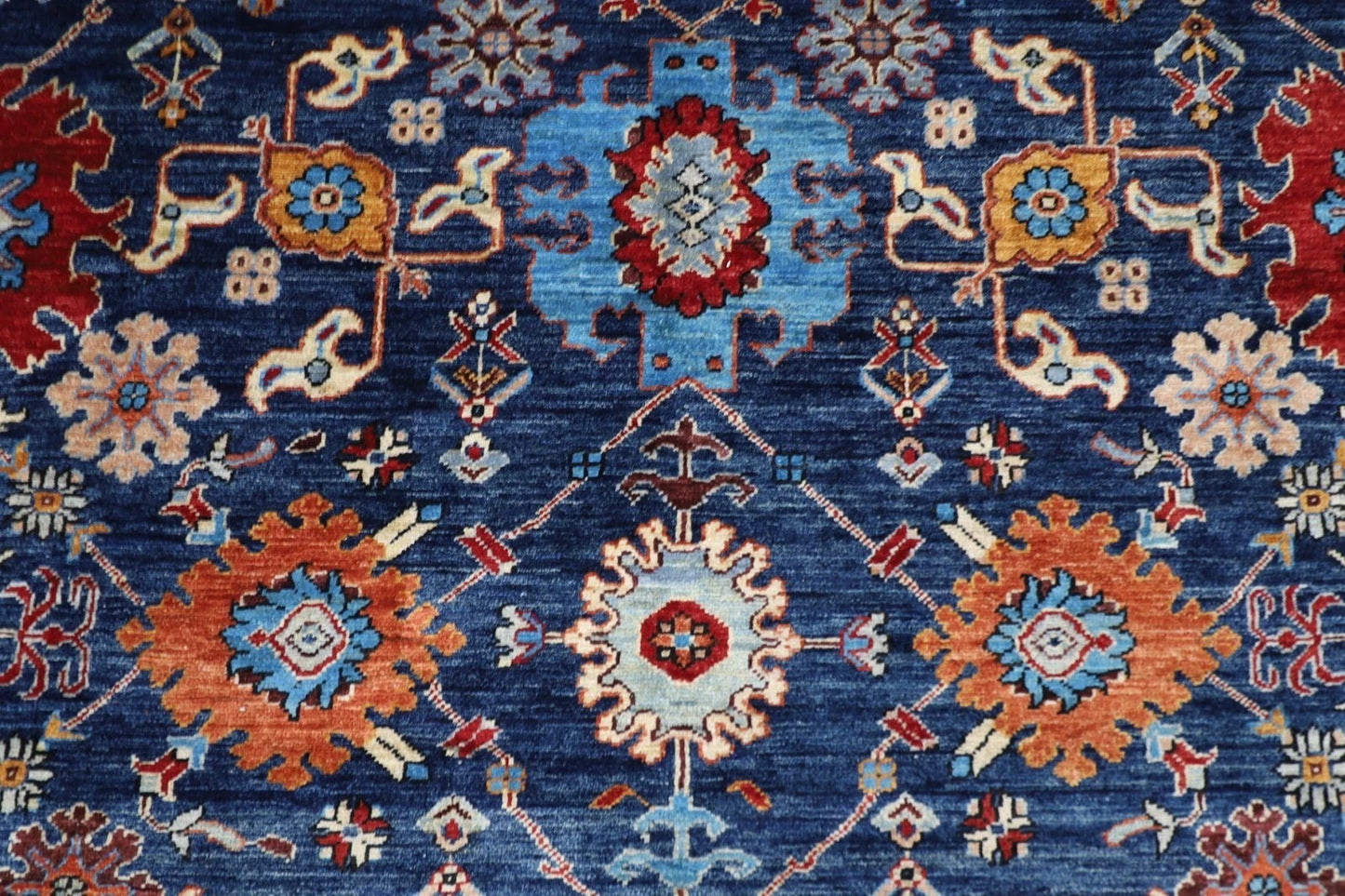 243 x 289 cm | Aryana Afghan Tribal Hand Knotted Carpet