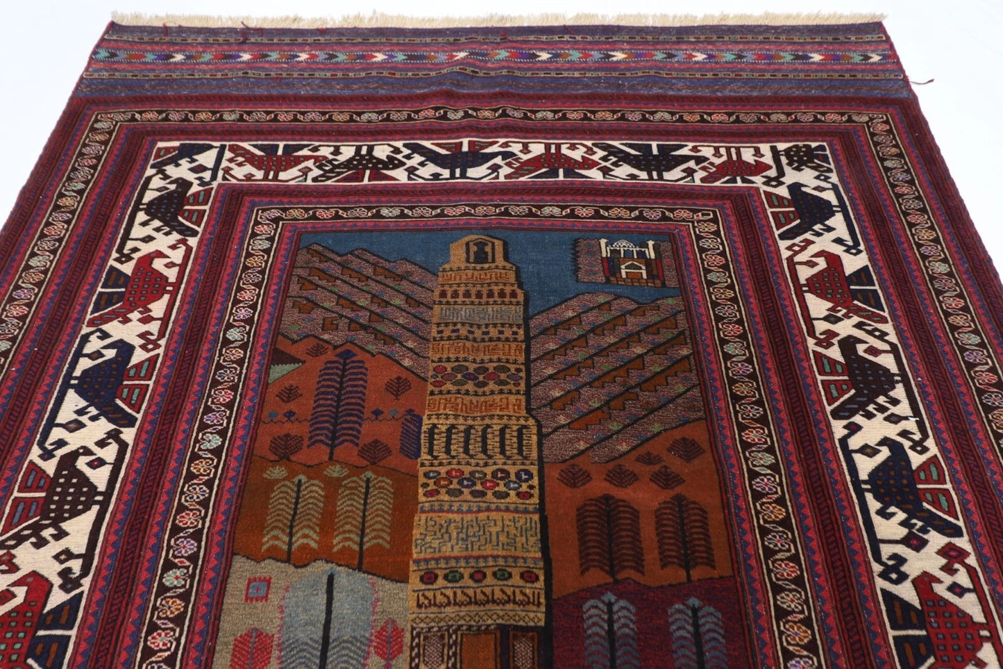 207 x 268 cm | Carpet Kilim Afghan Tribal Hand Knotted Carpet