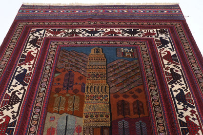 207 x 268 cm | Carpet Kilim Afghan Tribal Hand Knotted Carpet