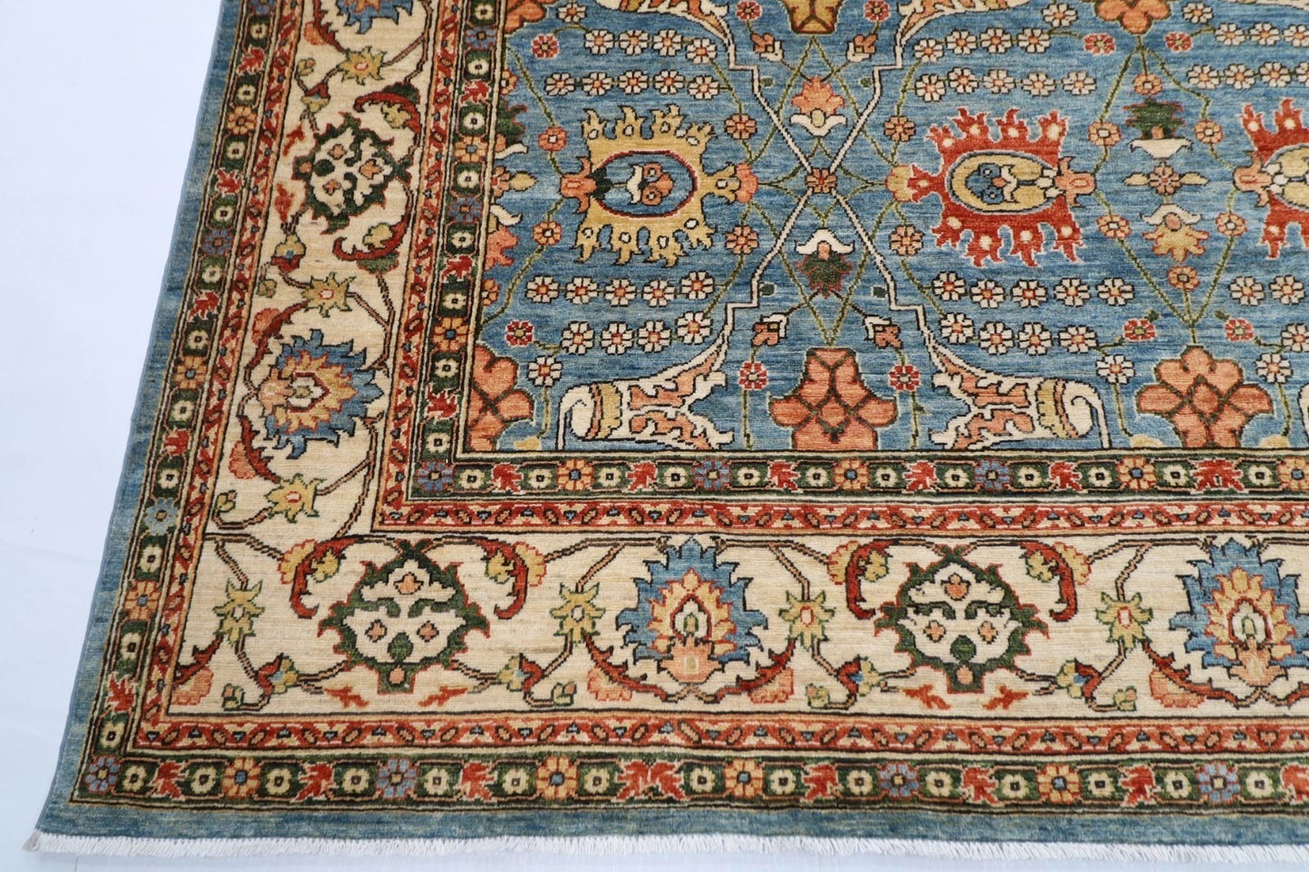 270 x 393 cm | Bidjar Afghan Tribal Hand Knotted Carpet