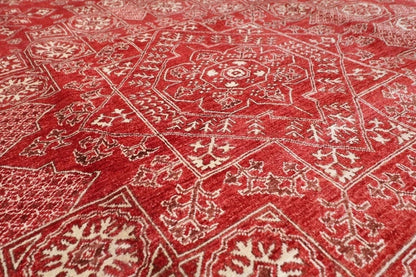272 x 370 cm | Heriz Afghan Tribal Hand Knotted Carpet