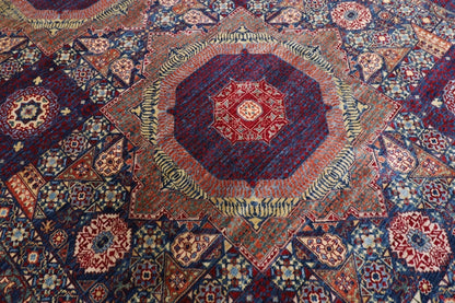 308 x 451 cm | Mamluk Afghan Tribal Hand Knotted Carpet