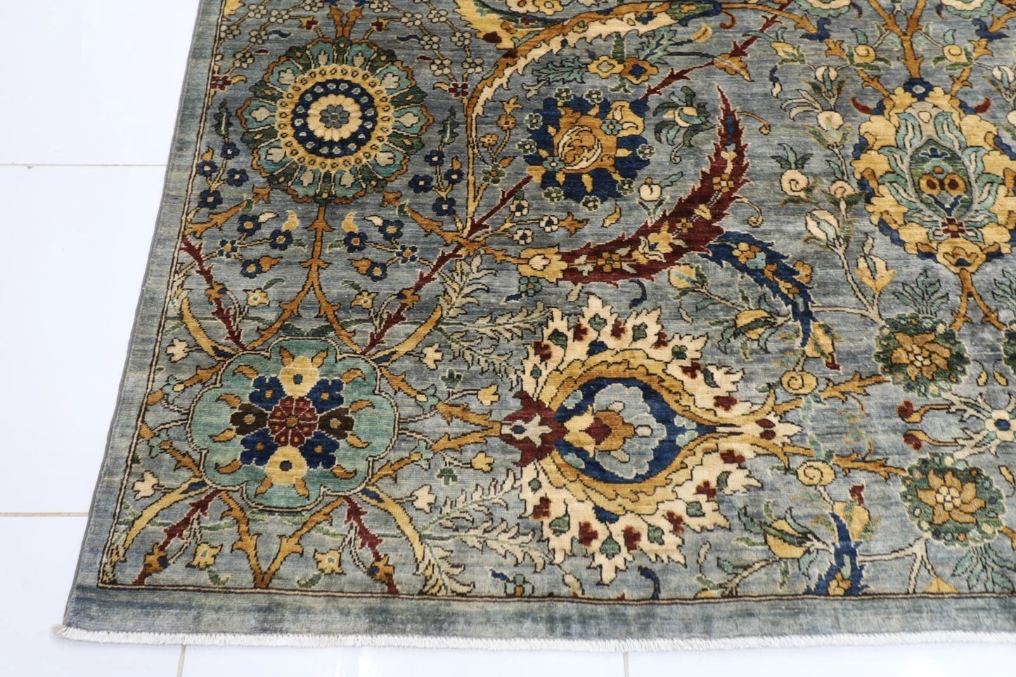 270 x 367 cm | Sickle Leaf Afghan Tribal Hand Knotted Carpet