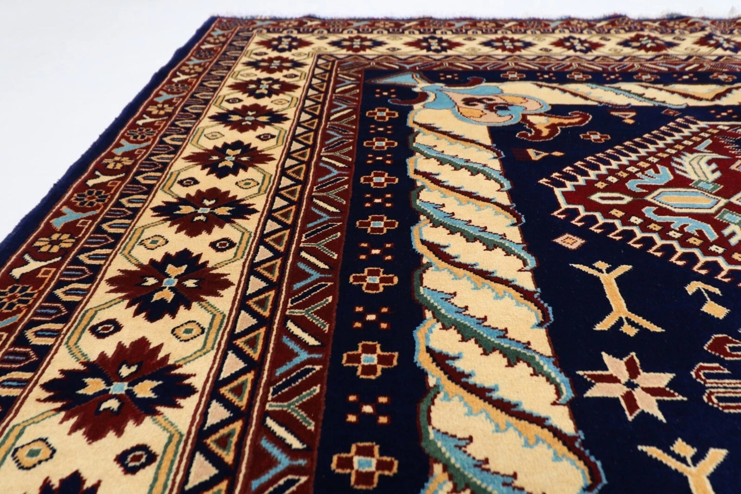 203 x 302 cm | Maranoce Afghan Tribal Hand Knotted Carpet