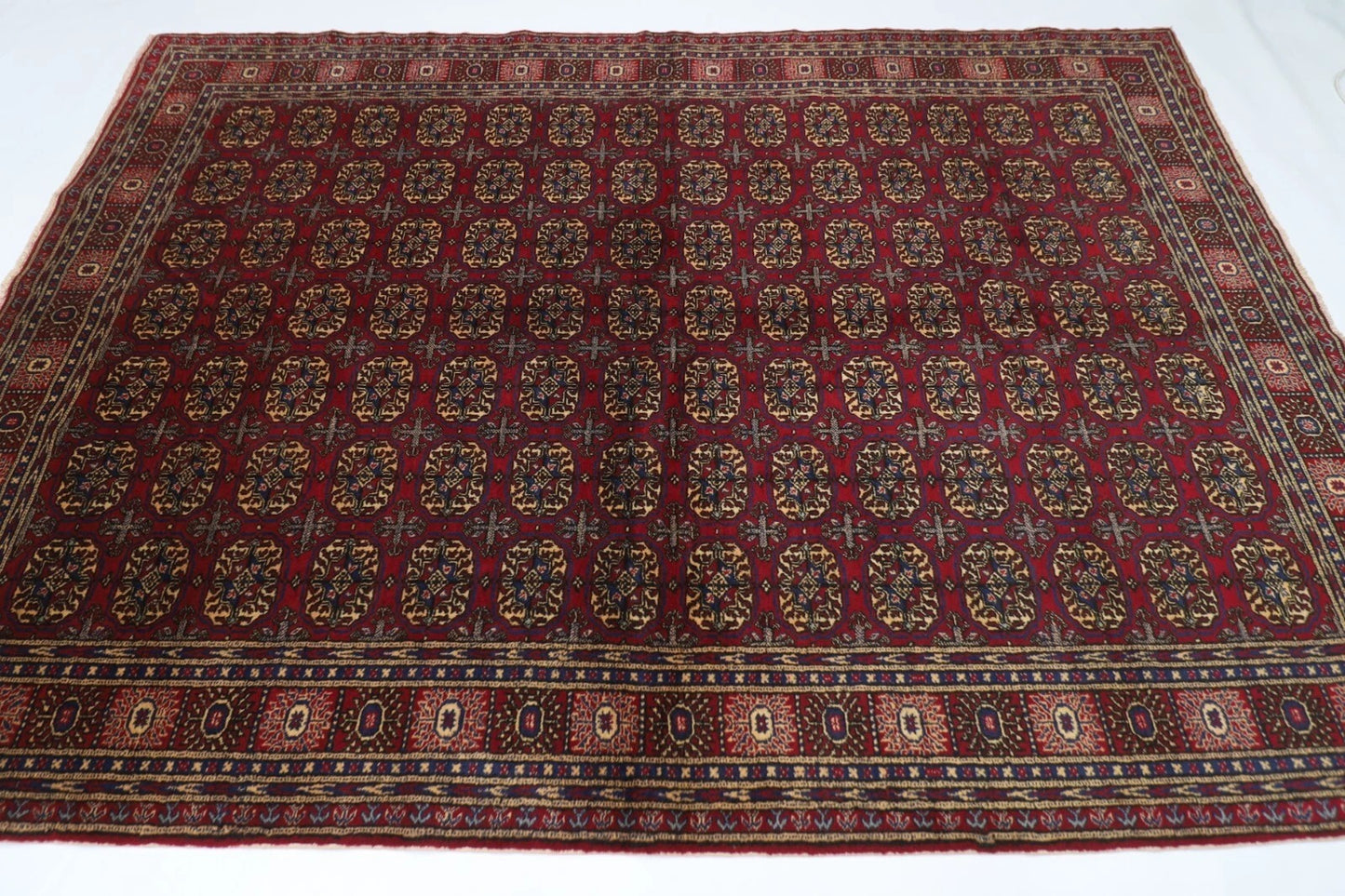 201 x 285 cm | Bokhara Tribal Hand Knotted Carpet