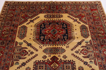 197 x 273 cm | Shirvan Afghan Tribal Hand Knotted Carpet