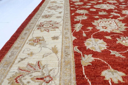206 x 290 cm | Oriental Afghan Tribal Hand Knotted Carpet