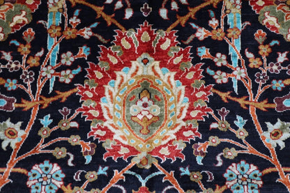 185 x 265 cm |  Bidjar Black Afghan Tribal Hand Knotted Veg Dye Wool carpet