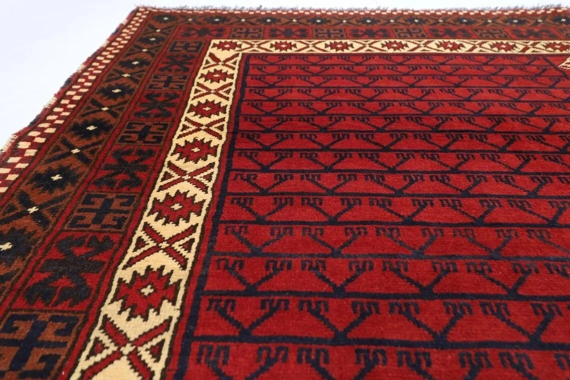 199 x 299 cm | Maranoce Afghan Tribal Hand Knotted Carpet