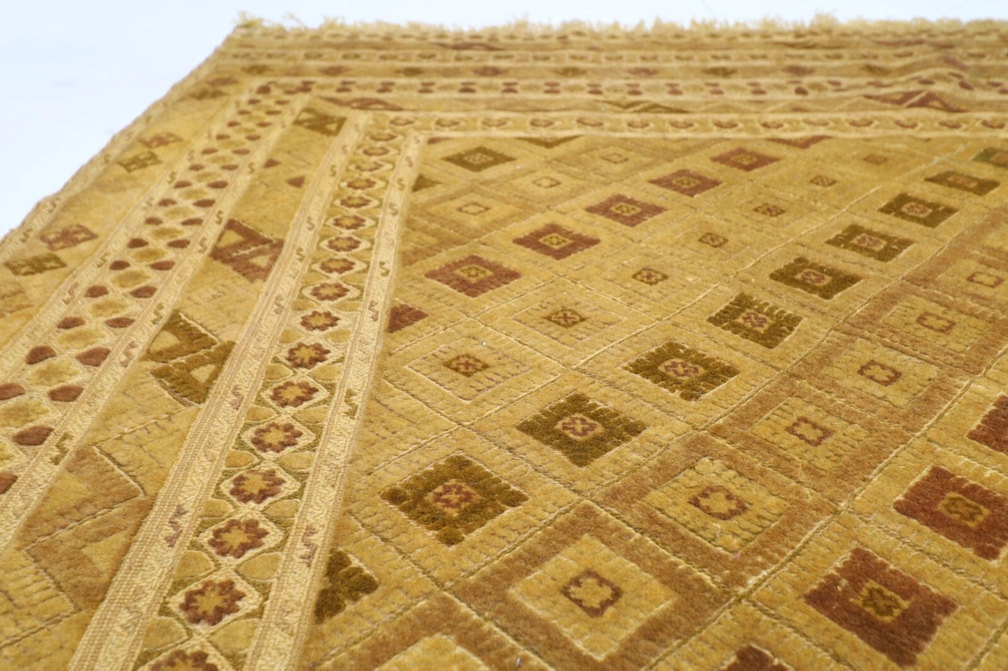 208 x 276 cm | Flat Weaved Carpet Kilim Afghan Tribal Hand Knotted Carpet