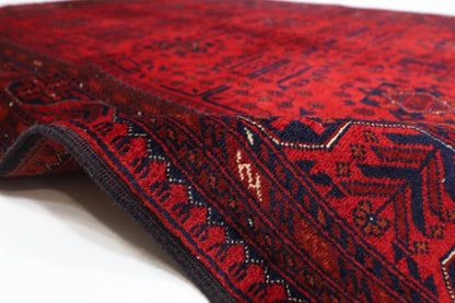 128 x 200 cm | Belgic Afghan Tribal Hand Knotted Veg Dye Wool carpet