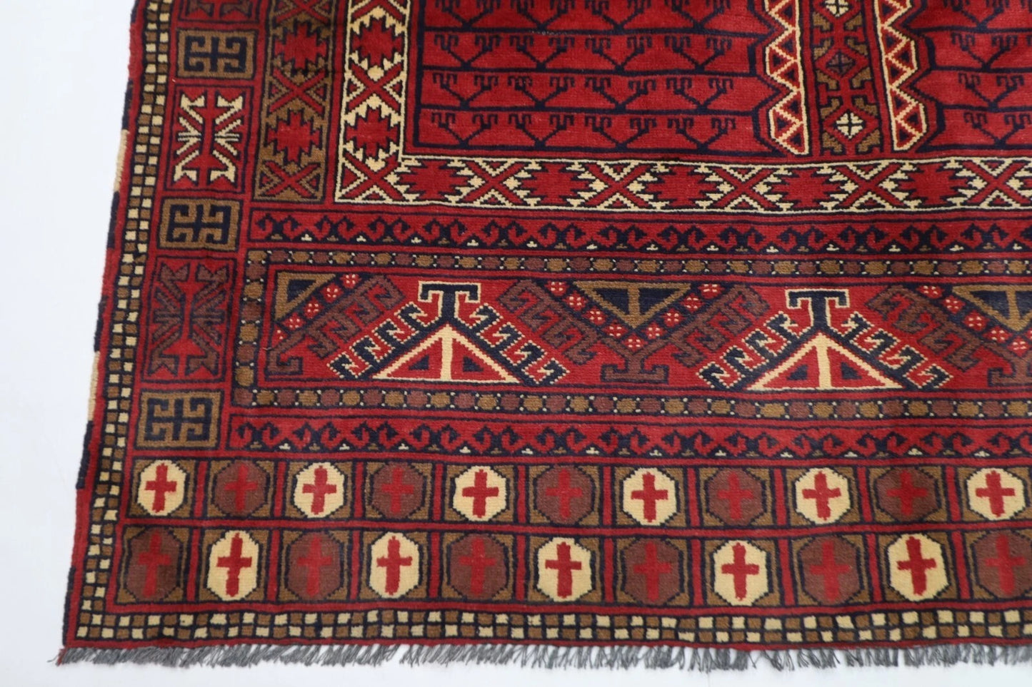 172 x 244 cm | Maranoce Afghan Tribal Hand Knotted Veg Dye Wool Carpet