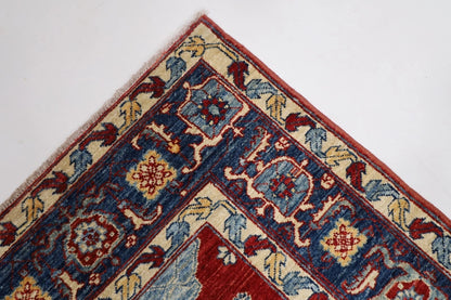 159 x 205 cm | Bidjar Afghan Tribal Hand Knotted Veg Dye Wool Carpet