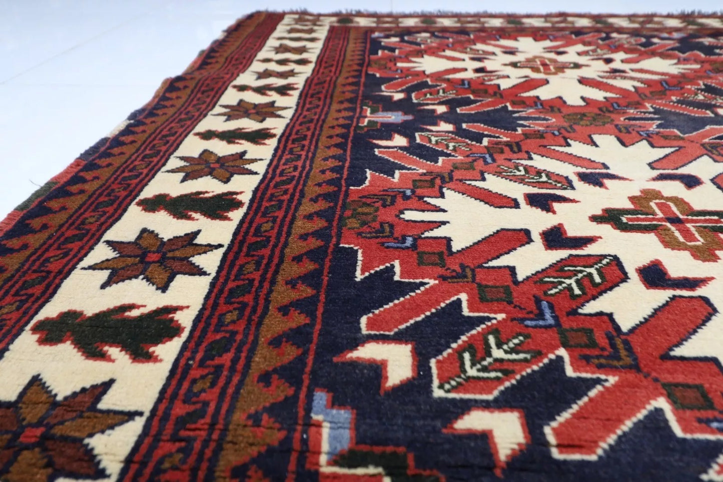176 x 256 cm | Maranoce Afghan Tribal Hand Knotted Veg Dye Wool Carpet