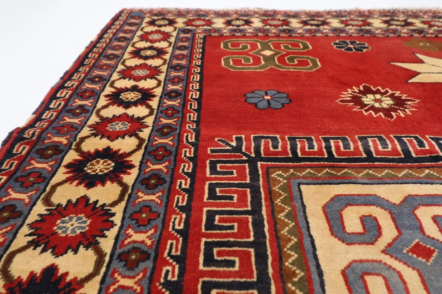 171 x 244 cm | Maranoce Afghan Tribal Hand Knotted Veg Dye Wool Carpet