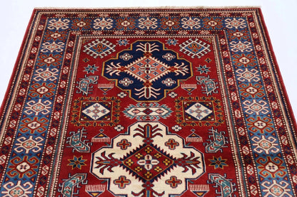 127 x 173 cm | Shirvan Afghan Tribal Hand Knotted Veg Dye Wool carpet