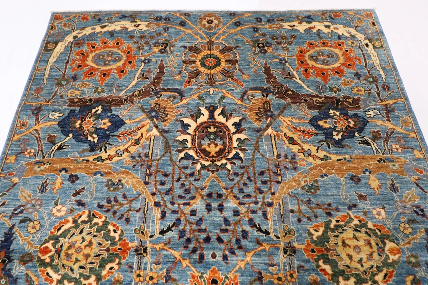 183 x 271 cm | Bidjar Gray Afghan Tribal Hand Knotted Veg Dye Wool carpet