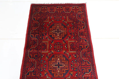 78 x 285 cm | Bokhara Afghan Tribal Hand Knotted Wool Runner