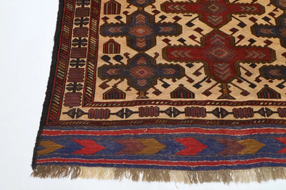 174 x 260 cm | Barjesta Flat Weaved Afghan Tribal Hand Knotted Wool Carpet kilim