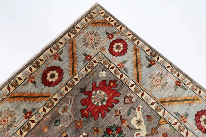 186 x 270 cm |  Bidjar Gray Afghan Tribal Hand Knotted Veg Dye Wool carpet