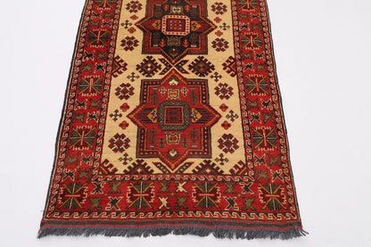 90 x 273 cm | Maranoce Afghan Tribal Hand Knotted Wool Runner
