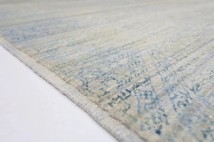 162 x 293 cm | Gabbeh Blue Afghan Tribal Hand Knotted Veg Dye Wool Carpet