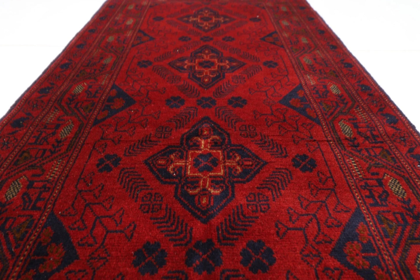 80 x 196 cm | Khal Mohammadi Afghan Tribal Hand Knotted Wool Runner