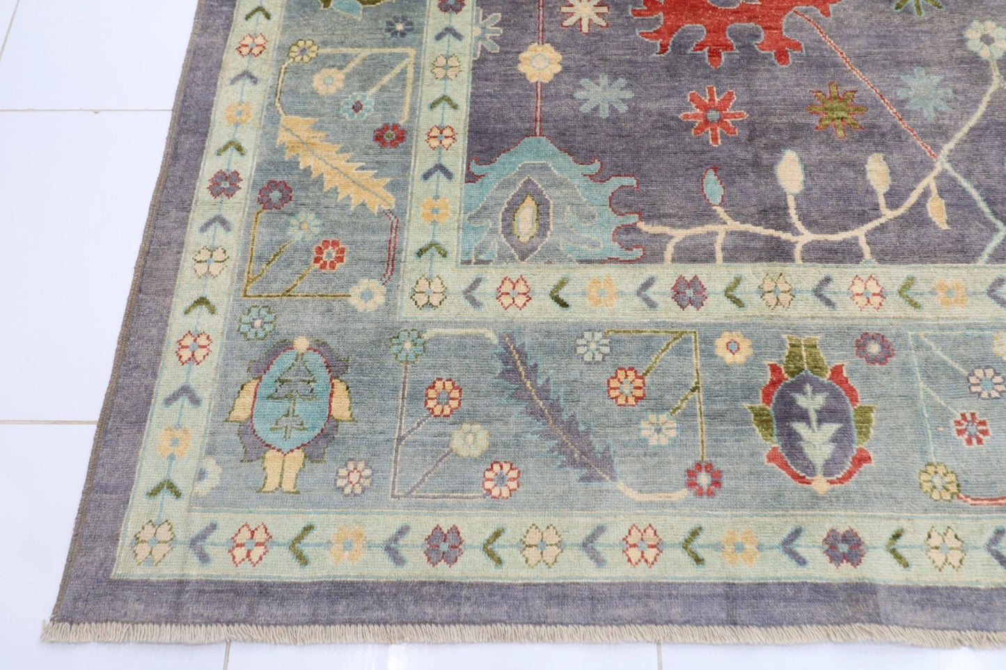 305 x 424 cm | Oushak Afghan Hand Knotted Carpet