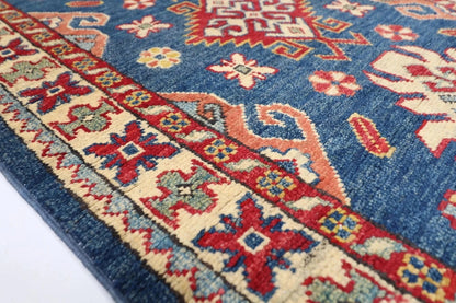 80 x 312 cm | Kazak Afghan Tribal Hand Knotted Wool Runner