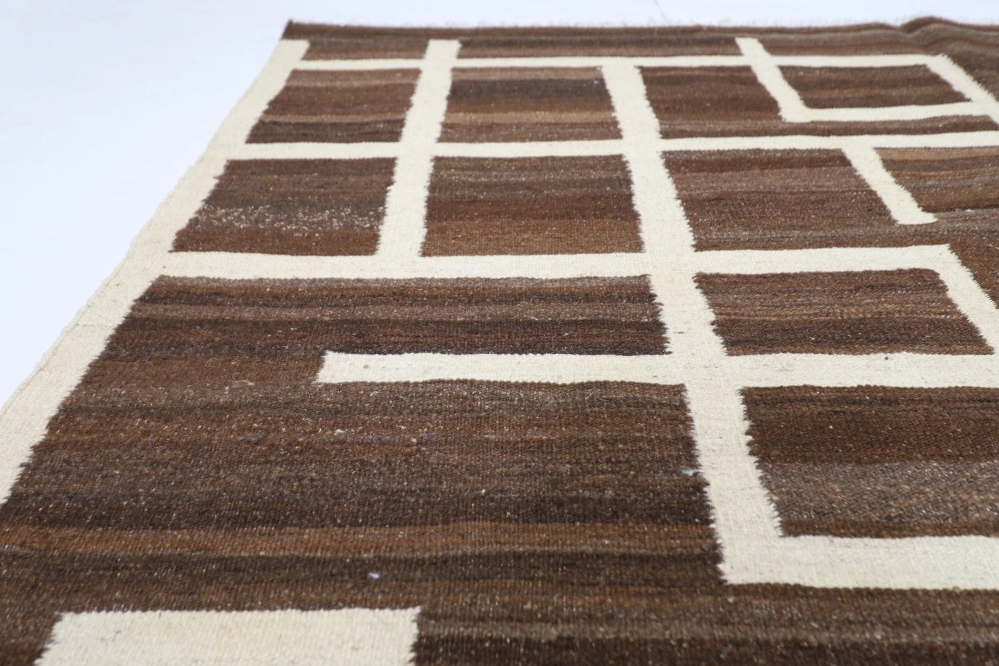 180 x251 cm | Flat Weaved Afghan Tribal Hand Knotted Veg Dye Wool Kilim