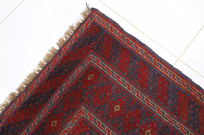155 x 171 cm | Accent Afghan Tribal Hand Knotted Veg Dye Wool Carpet