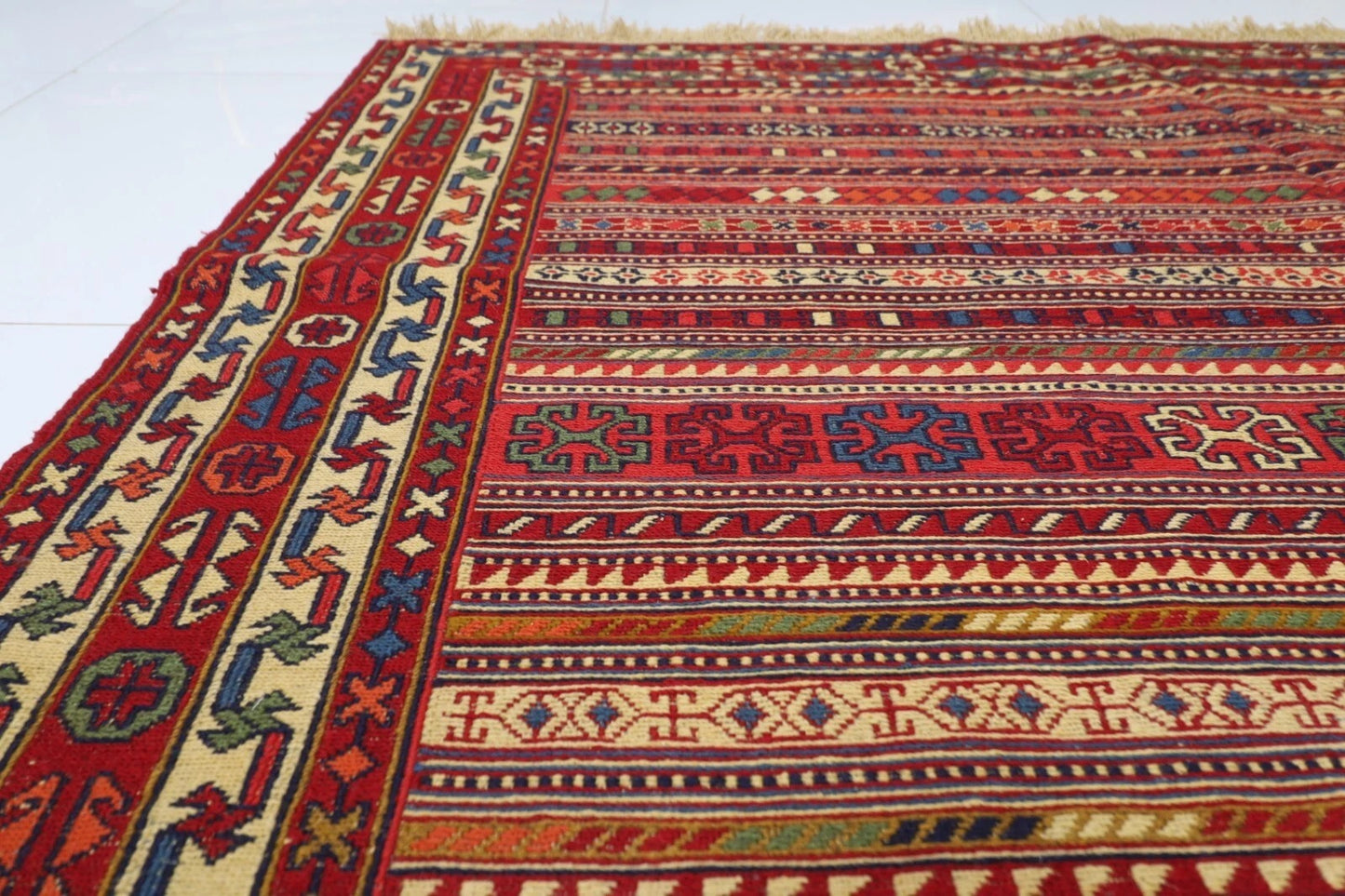 190 x 294 cm | Flat Weaved Kilim Tribal Hand Knotted Carpet