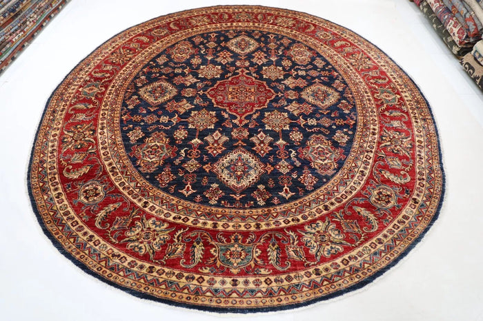 300 x 315 cm | Kazak Afghan Tribal Hand Knotted Wool Carpet