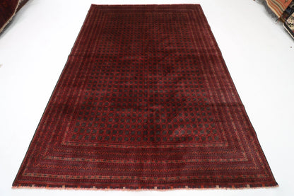 200 x 292 cm | Fine Mori Bokhara Afghan Tribal Hand Knotted Carpet