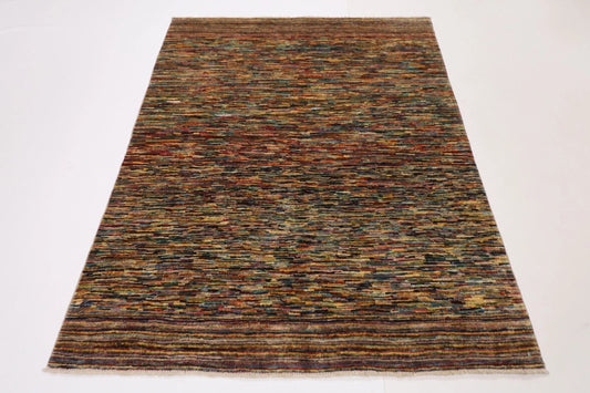 149 x 195 cm | Gabbeh Afghan Tribal Hand Knotted Veg Dye Wool carpet