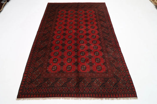 159 x 234 cm | Akja Bokhara Tribal Hand Knotted Wool Carpet