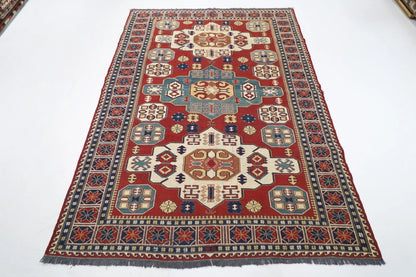 175 x 234 cm | Kilim Afghan Tribal Hand Knotted Veg Dye Wool Carpet