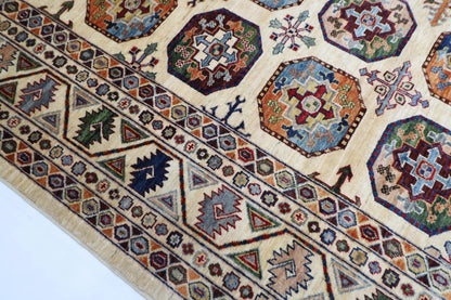 245 x 296 cm | Ersari Afghan Tribal Hand Knotted Carpet