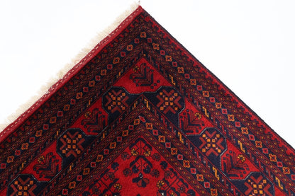 130 x 196 cm | Belgic Afghan Tribal Hand Knotted Veg Dye Wool carpet