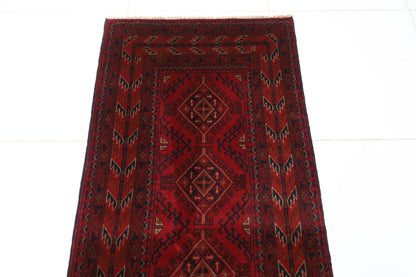 79 x 195 cm | Khal Mohammadi Afghan Tribal Hand Knotted Wool Runner