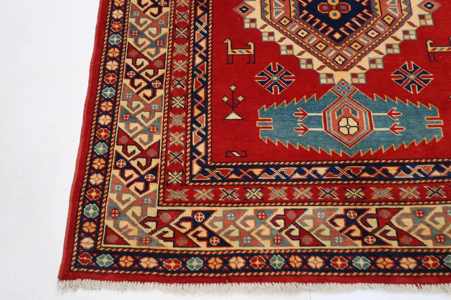 116 x 200 cm | Shirvan Afghan Tribal Hand Knotted Veg Dye Wool carpet