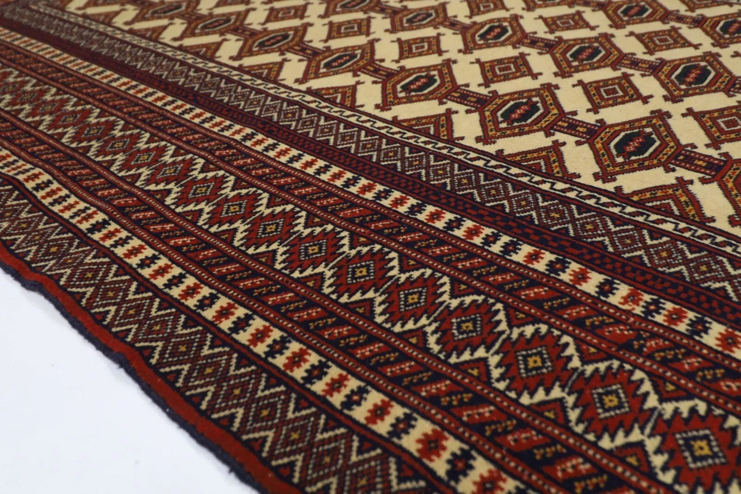 123 x 175 cm | Afghan Tribal Hand Knotted Veg Dye Wool carpet