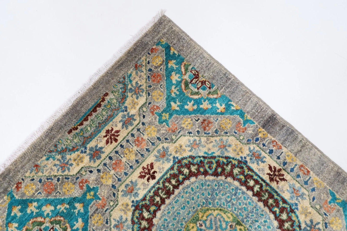 203 x 306 cm | Mamluk Afghan Tribal Hand Knotted Carpet