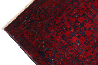 154 x 196 cm | Belgic Tribal Hand Knotted Wool Carpet
