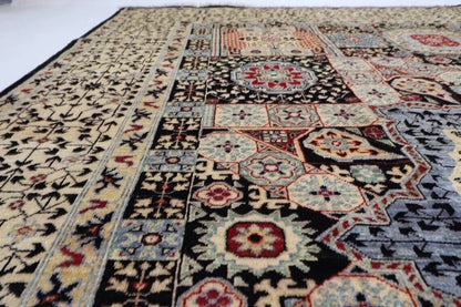 276 x 371 cm | Mamluk Afghan Hand Knotted Carpet